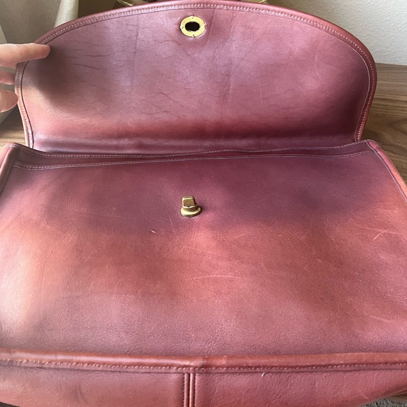 Vintage COACH Cognac “Lexington” Leather Briefcase Unisex Excellent Condition - Picture 6 of 16